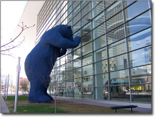 big blue bear