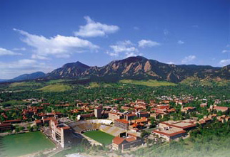 boulder aerial view